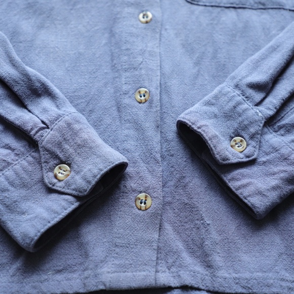 Rhythm Blue Button Up Shirt XS - Picture 7 of 12